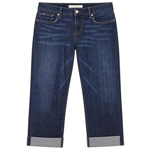 Joe's‎ Jeans Designer Sample Dark Wash Cuffed Cropped Jeans